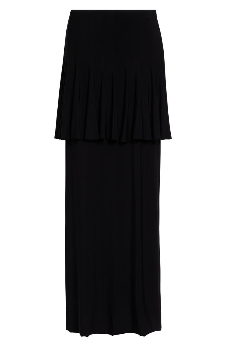ASHLYN Klein Layered Maxi Skirt, Main, color, Black