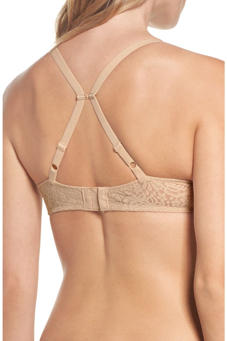 Halo Lace Convertible Underwire Bra, Alternate, color, NATURAL NU