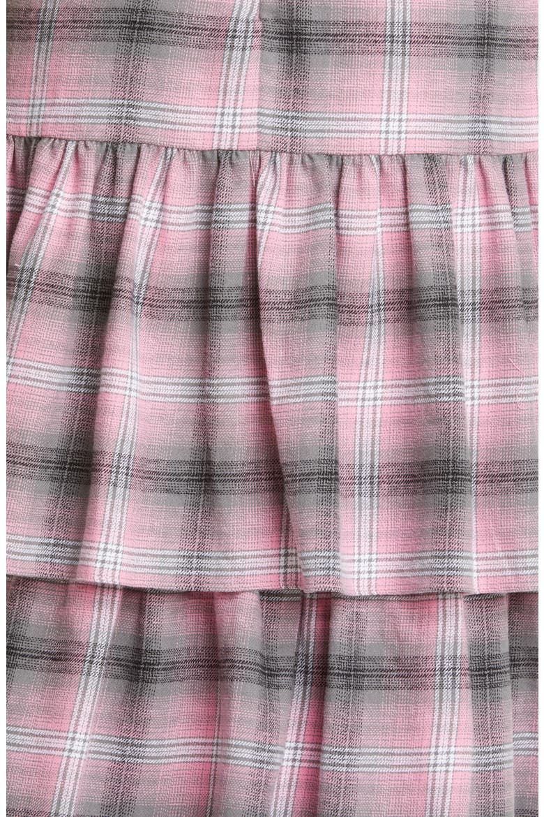 Paretti Plaid Smock Cotton Sundress, Alternate, color, PINK MULTI