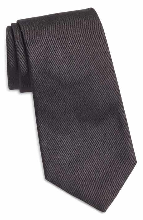 Jack Victor Solid Silk Tie