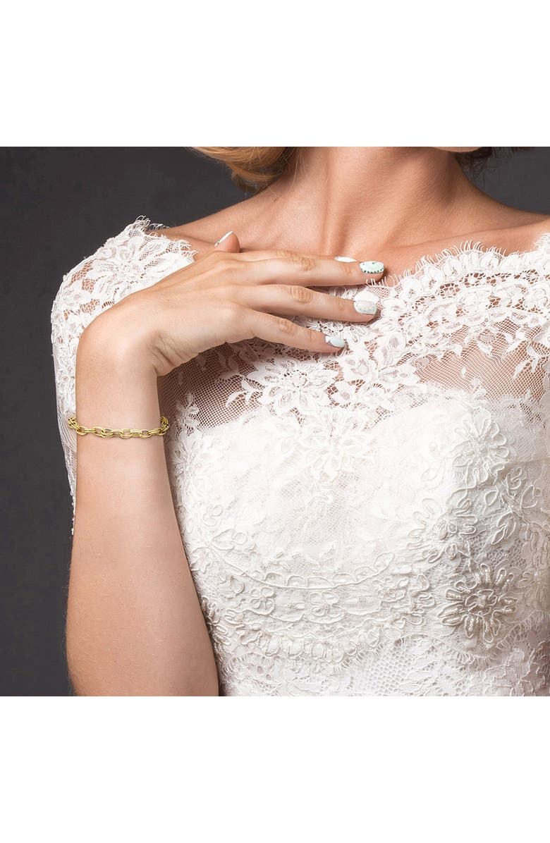 DELMAR Oval Chain Bracelet, Alternate, color,