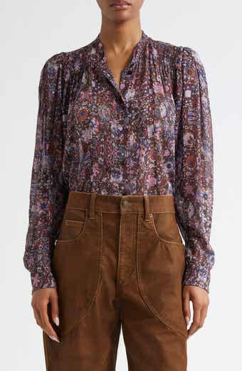 Isabel Marant Étoile Noeline Long Sleeve Button-Up Shirt