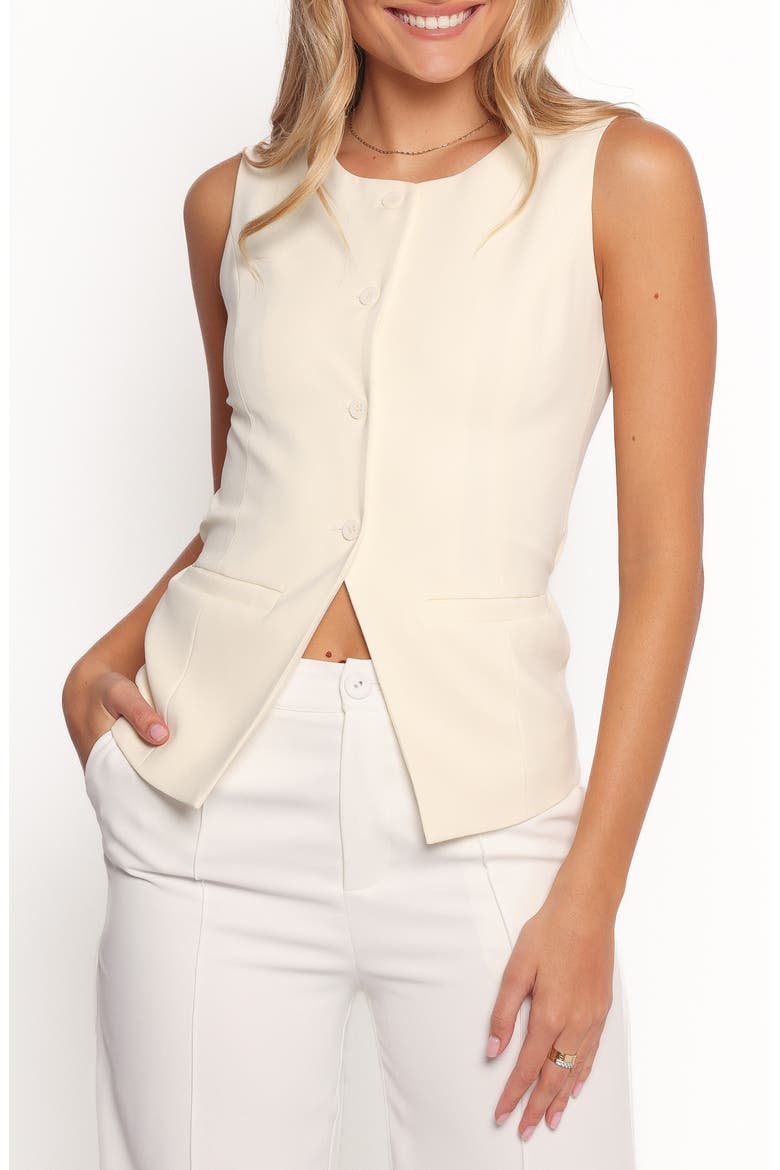 Respah Vest Top, Main, color, CREAM