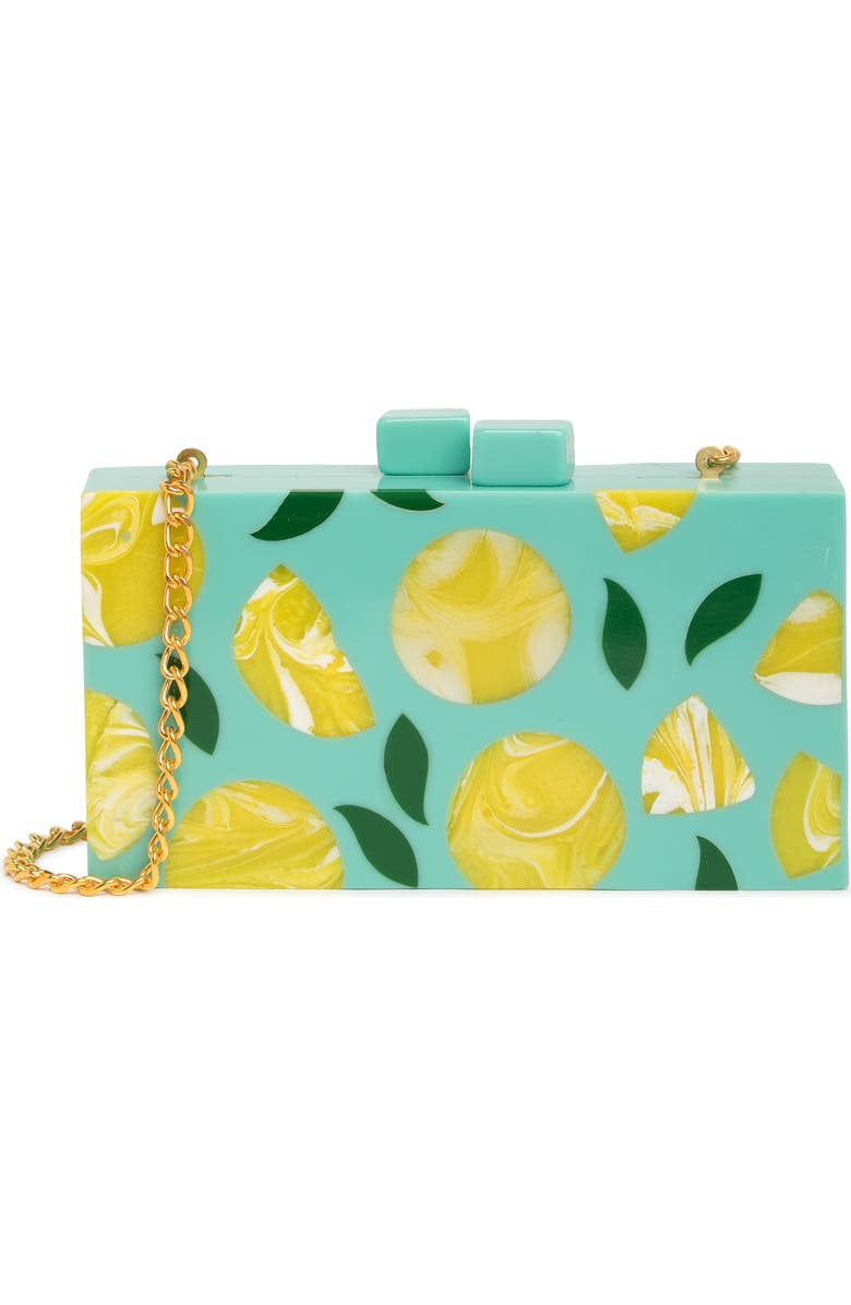 Lulu When Life Gives You Lemons Clutch, Main, color,