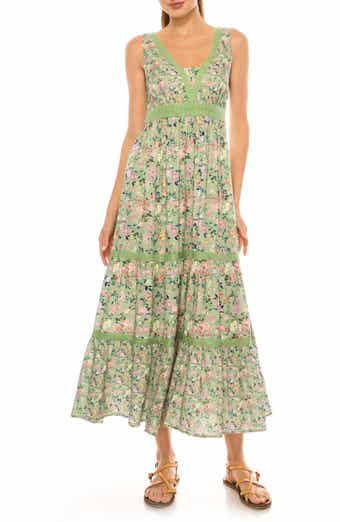 Floral Print Maxi Dress