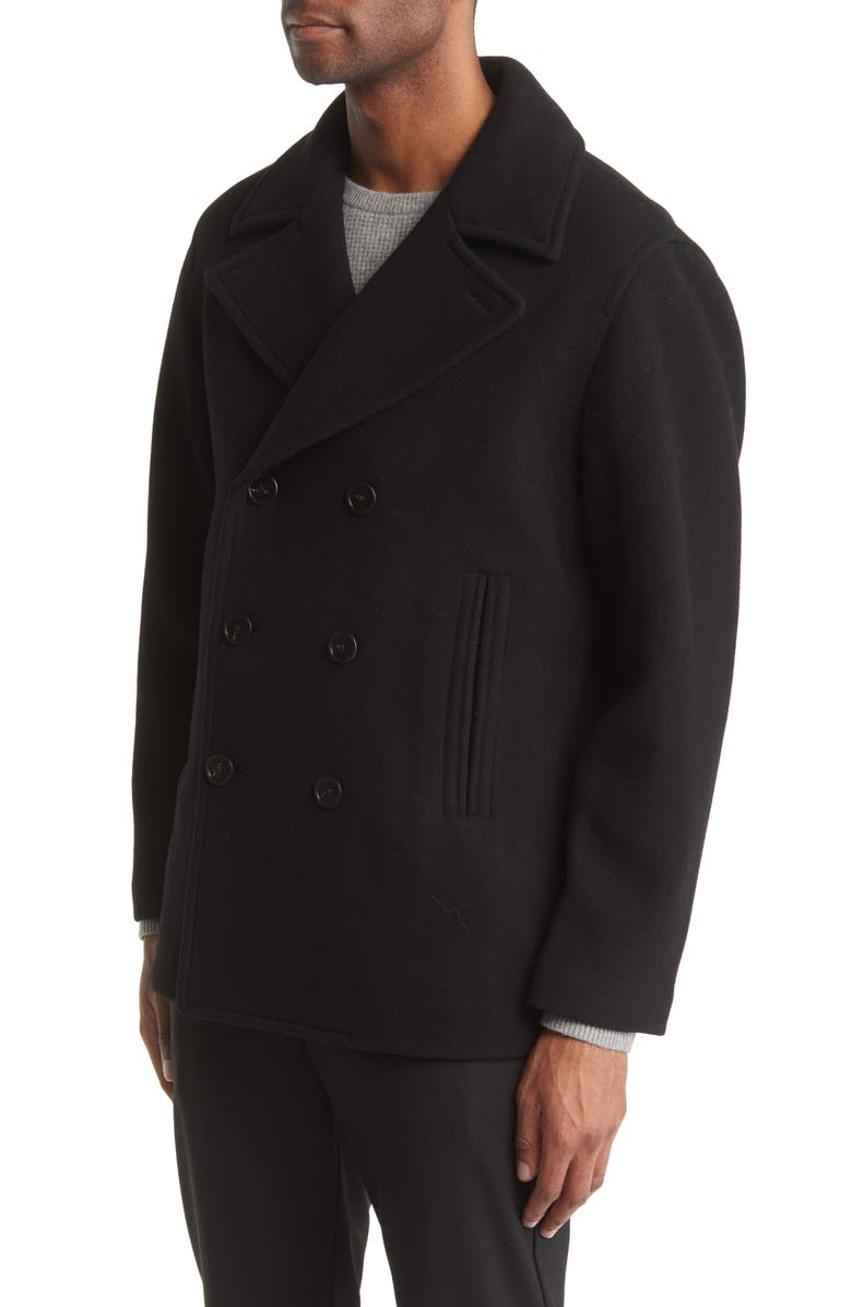 Theory Wool Blend Peacoat, Alternate, color, 