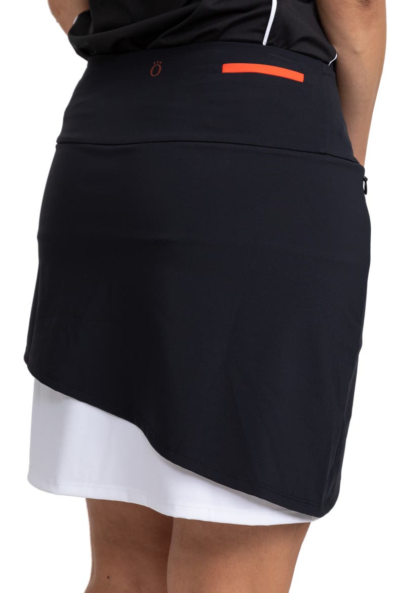 Wrap It Up Skort, Alternate, color, BLACK/ WHITE