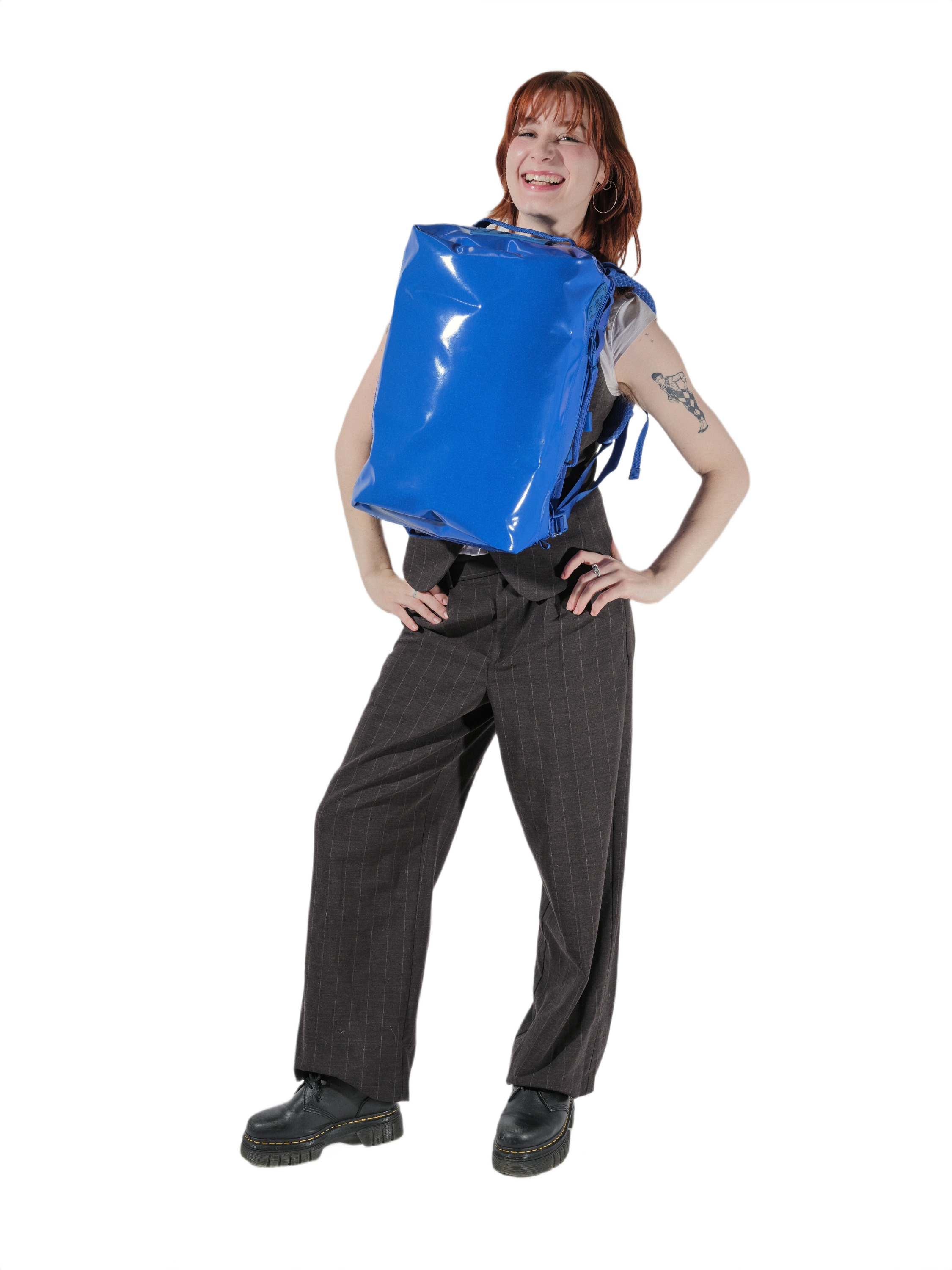 Baboon to the Moon New Go-Bag Duffle Mini 32L, Alternate, color, Blue