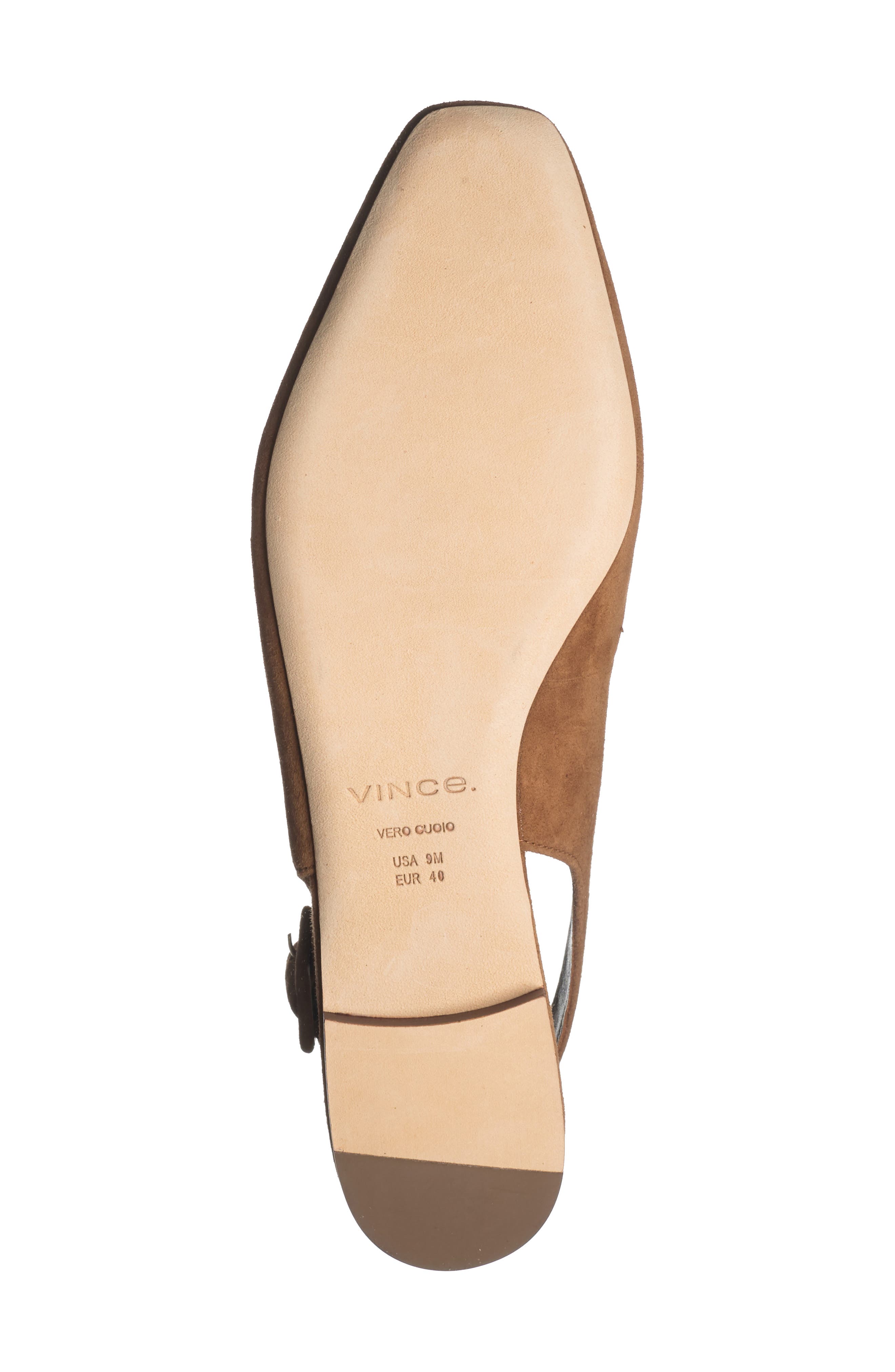 Vince Brody Slingback Flat, Alternate, color, Dark Caramel