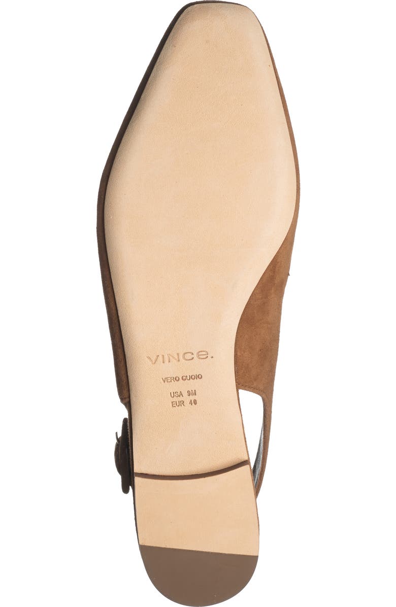 Vince Brody Slingback Flat, Alternate, color, Dark Caramel