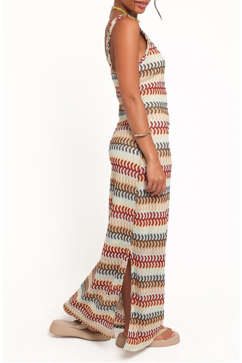 Sommer Crochet Stripe Maxi Dress, Alternate, color, MULTI STRIPE