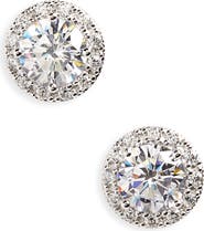 Nordstrom Halo Cubic Zirconia Stud Earrings