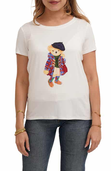 CYRUS Beret Bear Graphic T-shirt