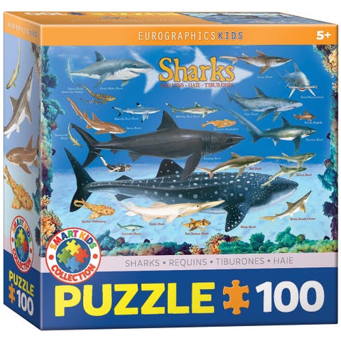 Shark Chart Puzzle, 100 Pieces