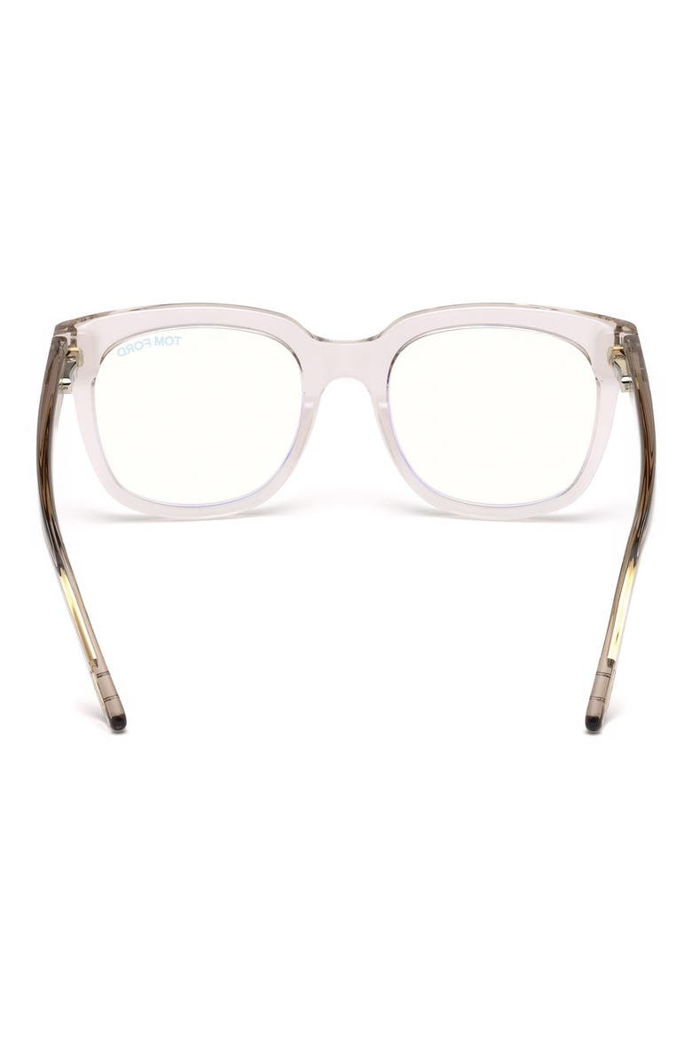 52mm Blue Light Blocking Glasses, Alternate, color, SHINY PINK/ BLUE BLOCK LENS