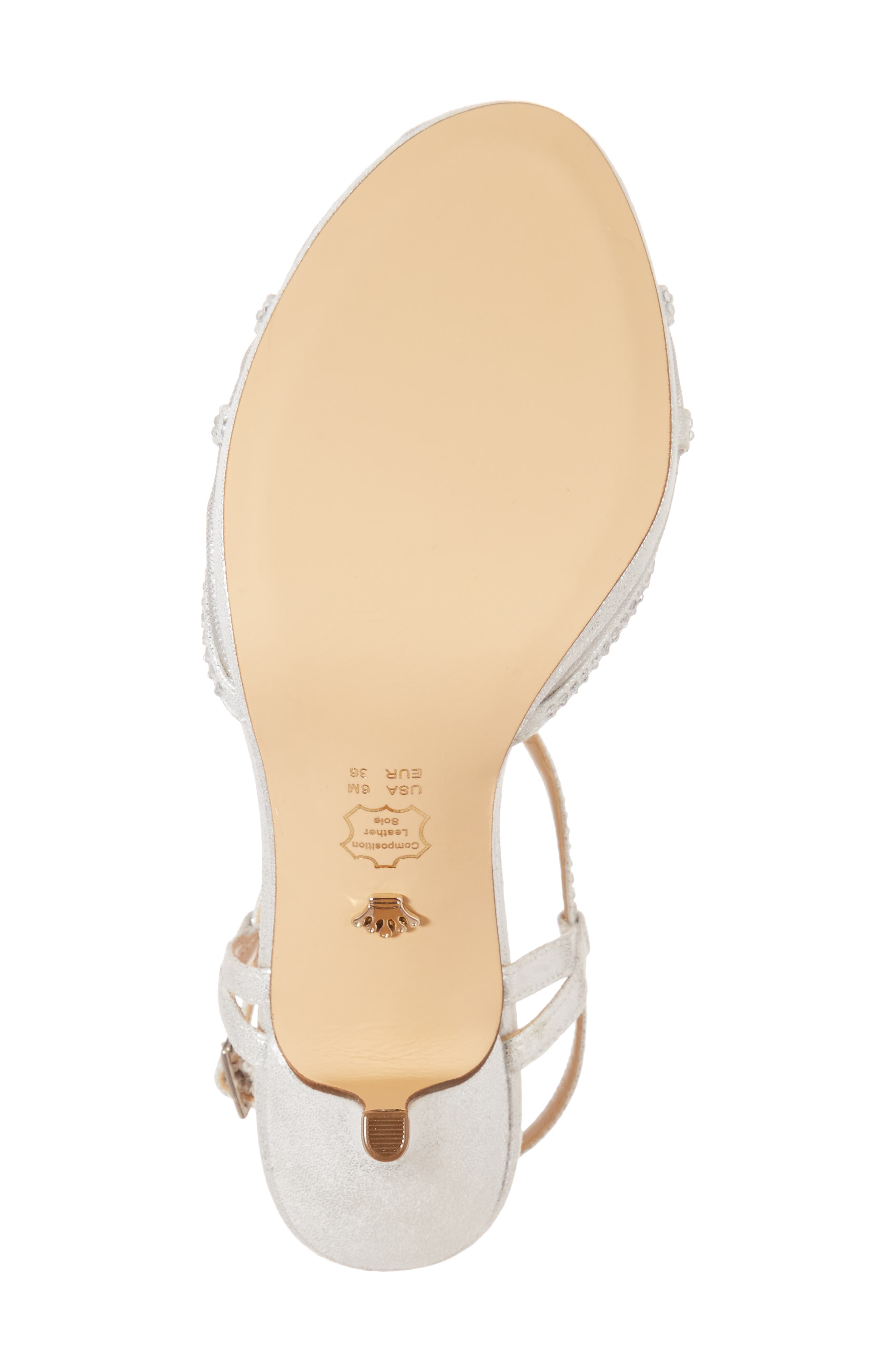 Nina Blossom Crystal Embellished Sandal, Alternate, color, 