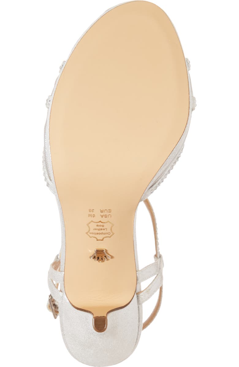 Nina Blossom Crystal Embellished Sandal, Alternate, color,