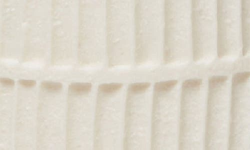 Roselli Trading Company Texture Toothbrush Tumbler In Cream