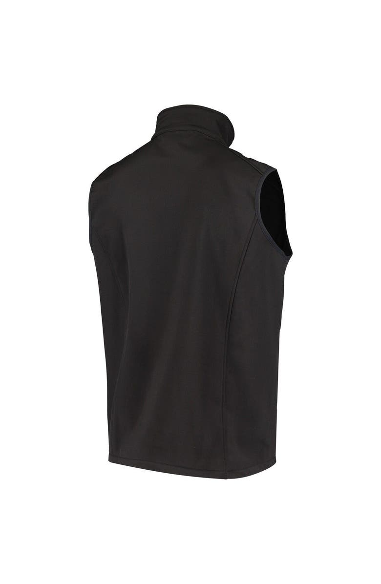 DUNBROOKE Men's Dunbrooke Black Carolina Panthers Circle Archer Softshell Full-Zip Vest, Alternate, color, 