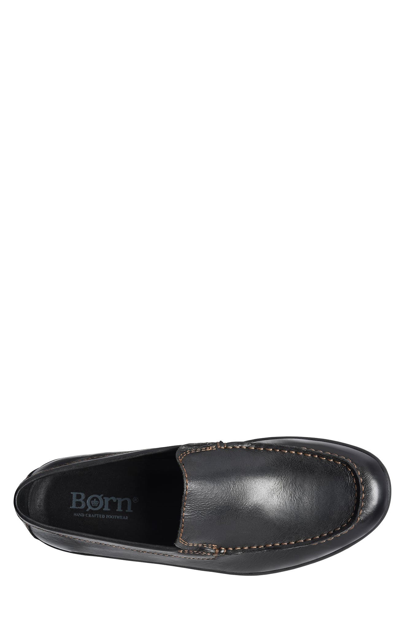 Børn Born Caleb Moc Loafer, Alternate, color, Black F/G