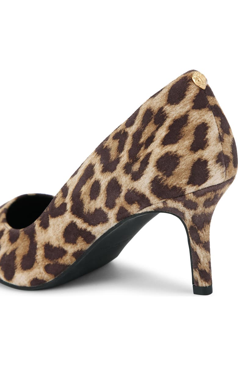 Kurt Geiger London Kensington Leopard Print Flexi Pointed Toe Pump, Alternate, color,