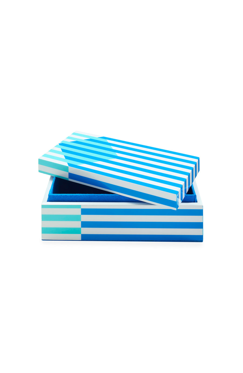 Jonathan Adler Copenhagen Lacquer Box In Blue