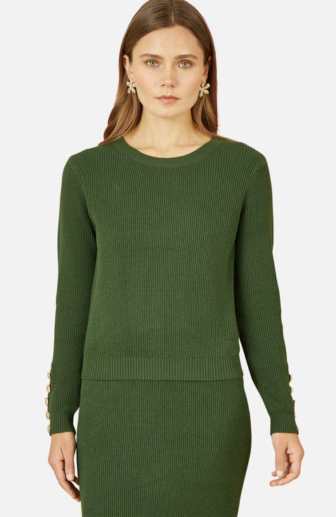 Sleeve Button Detail Jumper