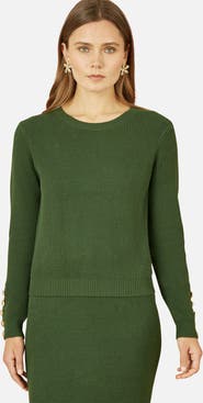 Yumi Sleeve Button Detail Jumper