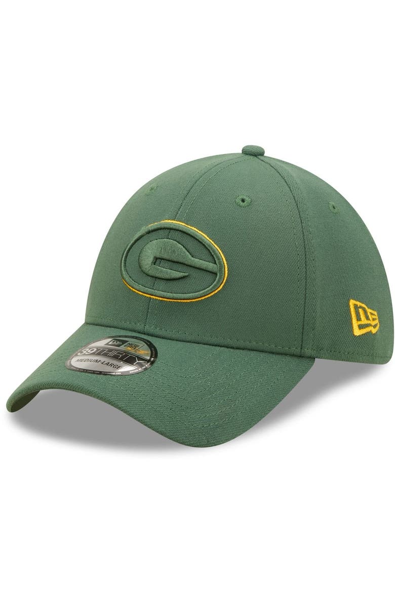 New Era Men's New Era Green Green Bay Packers Elemental 39THIRTY Flex Hat, Main, color,