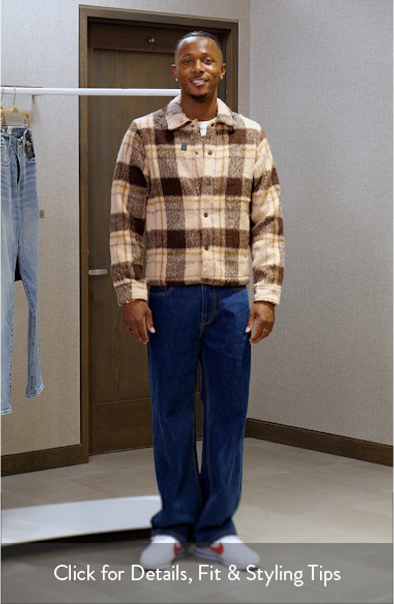 Twitch Sicilian Plaid Flannel Jacket, sales video thumbnail