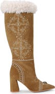 Kurt Geiger London Boho Fold Over Knee High Boot