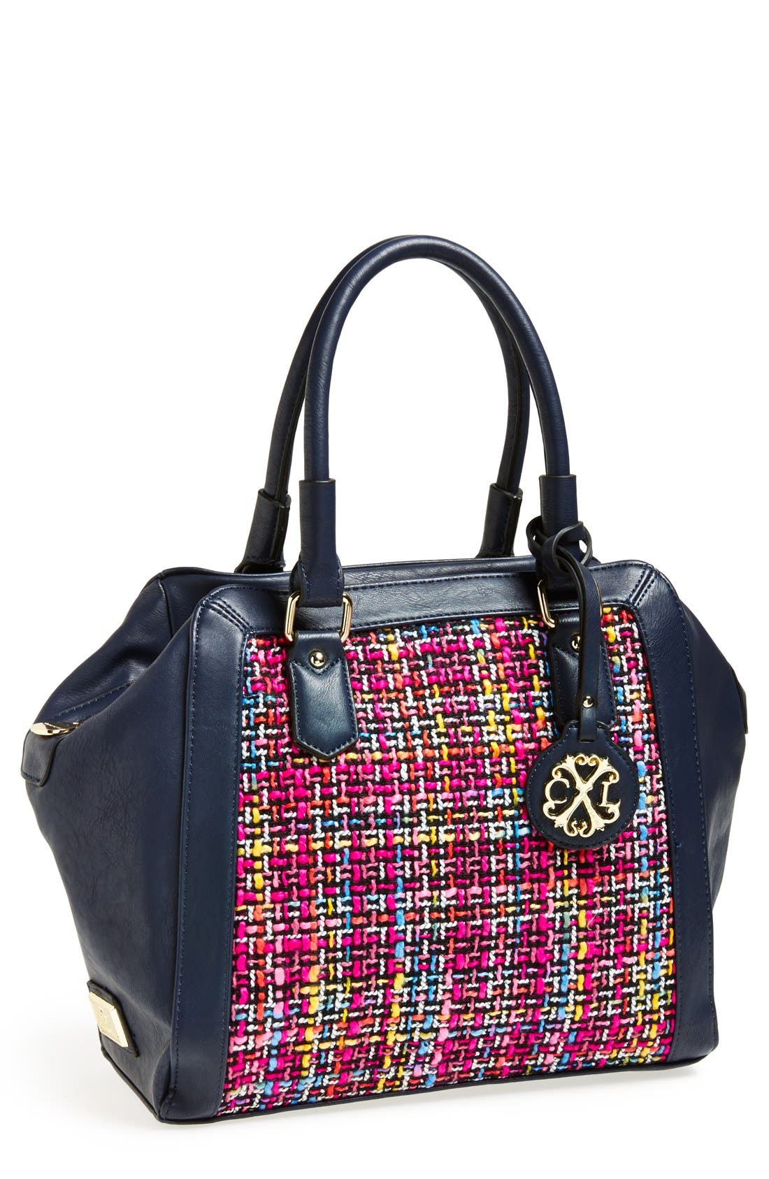 'Agnes' Satchel, Main, color, NAVY