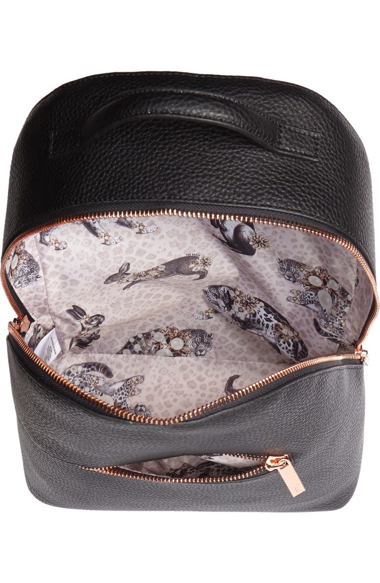 Ted Baker London Leather Backpack, Alternate, color,