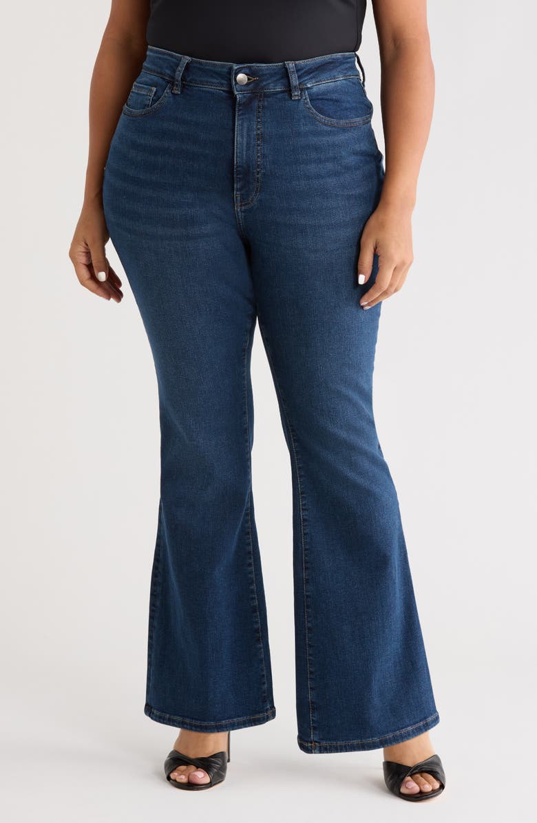 WARP+WEFT NAO High Waist Bootcut Jeans, Main, color, Porter