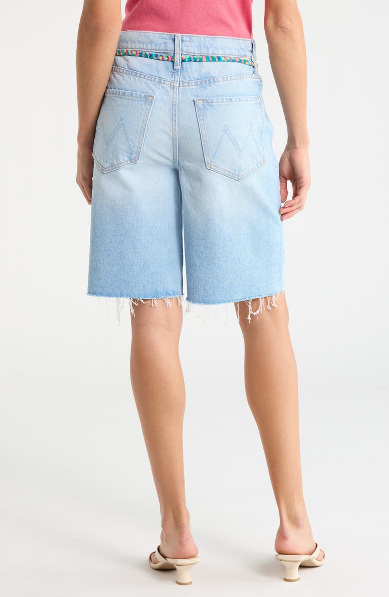 MOTHER The Shoelace Fun Dip Frayed Shorts, Alternate, color,