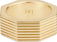 IVI Los Angeles Wide Octagon Band Ring