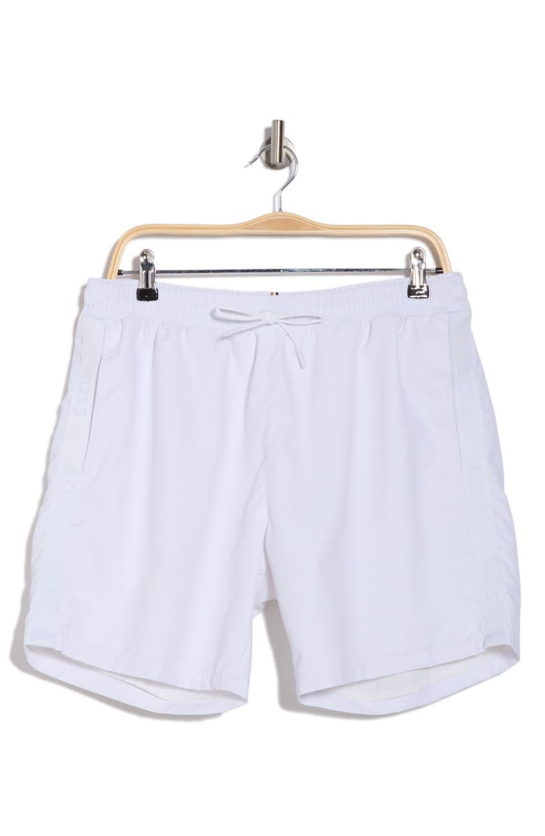 BOSS Pace Swim Trunks, Alternate, color,