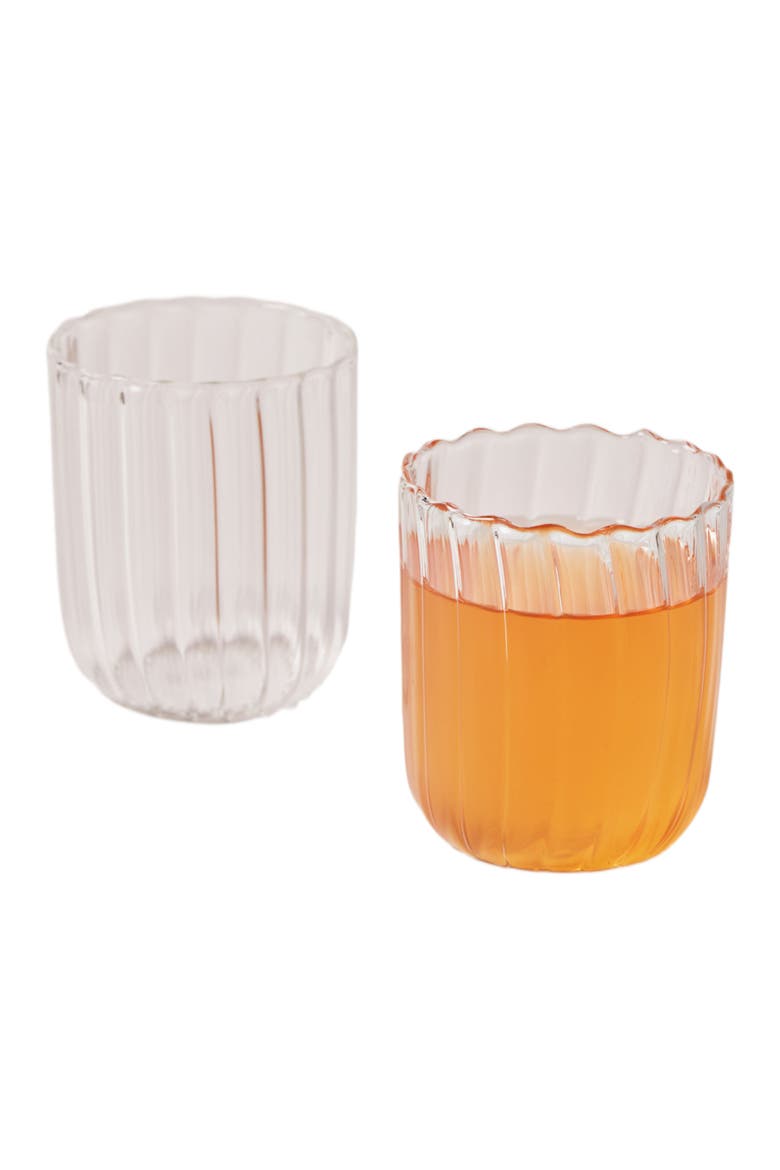 Kira Short Tumblers - Set of 4, Alternate, color, Clear