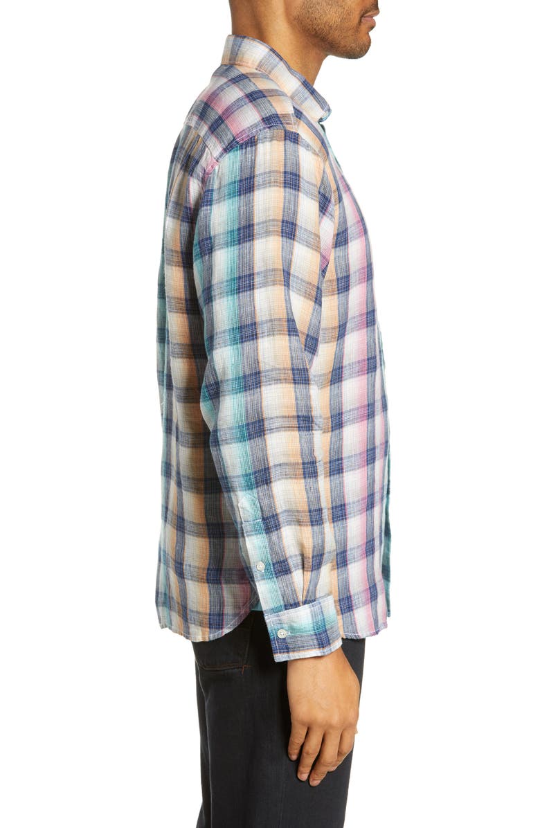 Tommy Bahama Polynesian Plaid Classic Fit Shirt, Alternate, color,