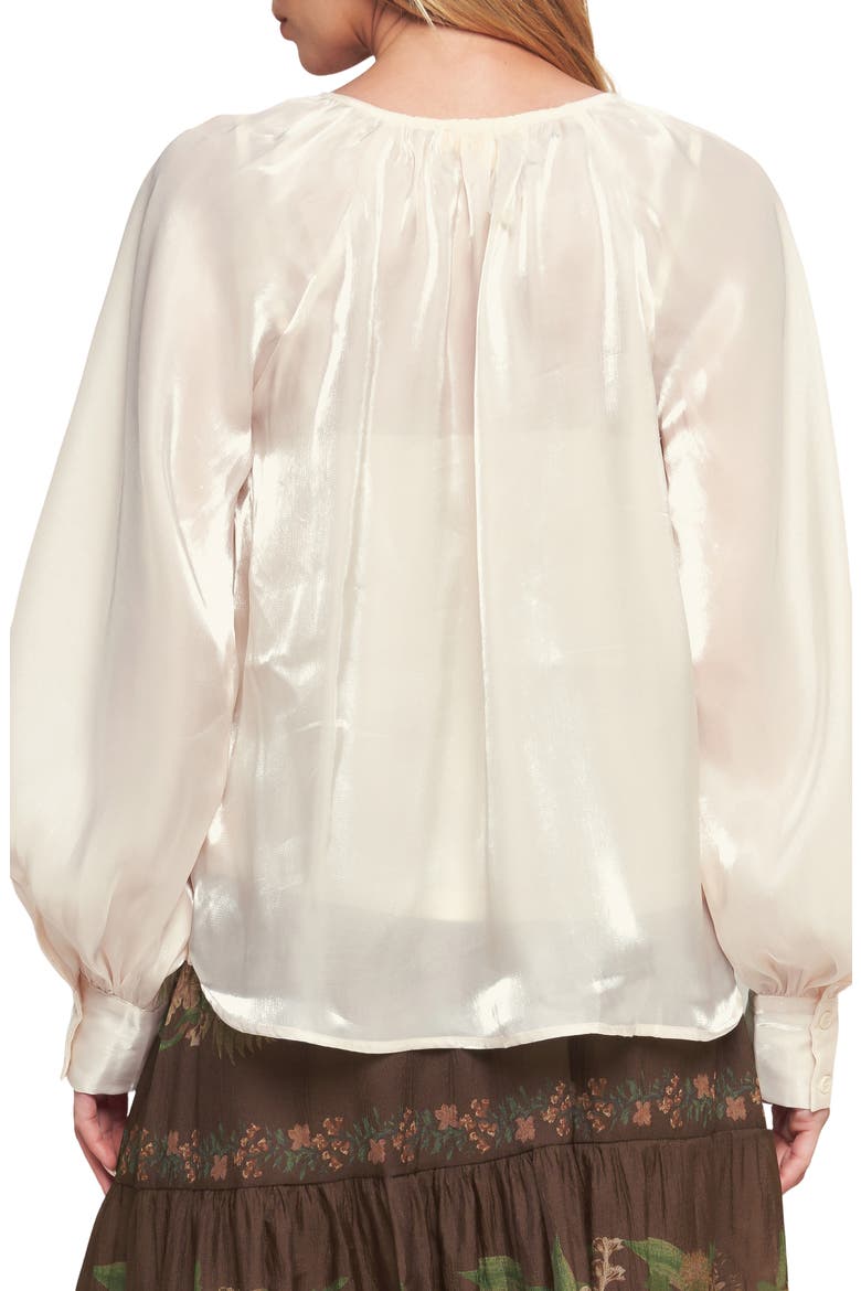 Sheen Long Sleeve Top, Alternate, color, CHAMPAGNE