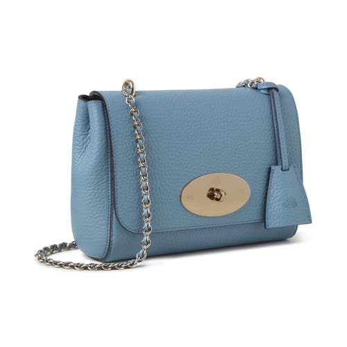 Mulberry Lily Leather Satchel In Brighton Blue