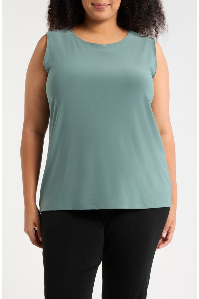 Scoop Neck Tank, Main, color, SAGE