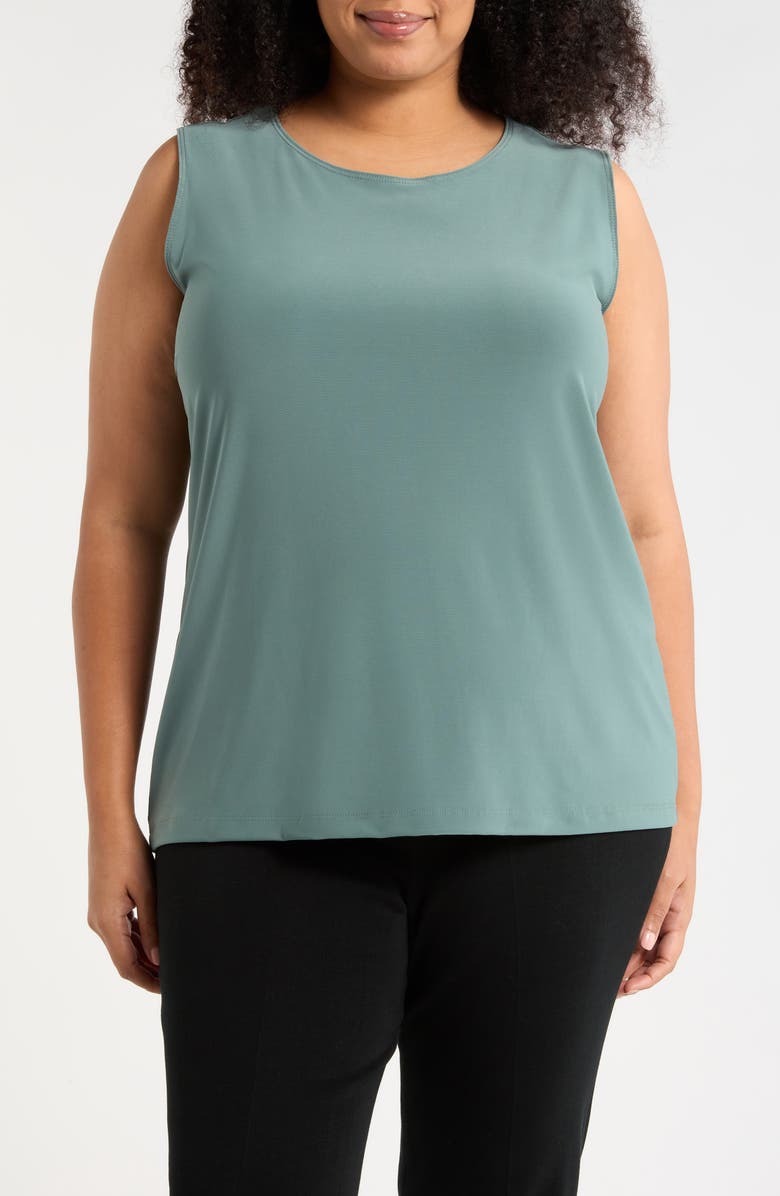 Vikki Vi Scoop Neck Tank, Main, color, Sage
