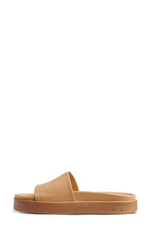 Beek Chick Platform Slide Sandal In Neutral