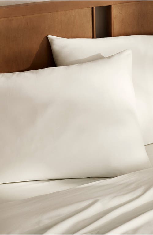 Boll & Branch Set Of 2 Percale Hemmed Pillowcases