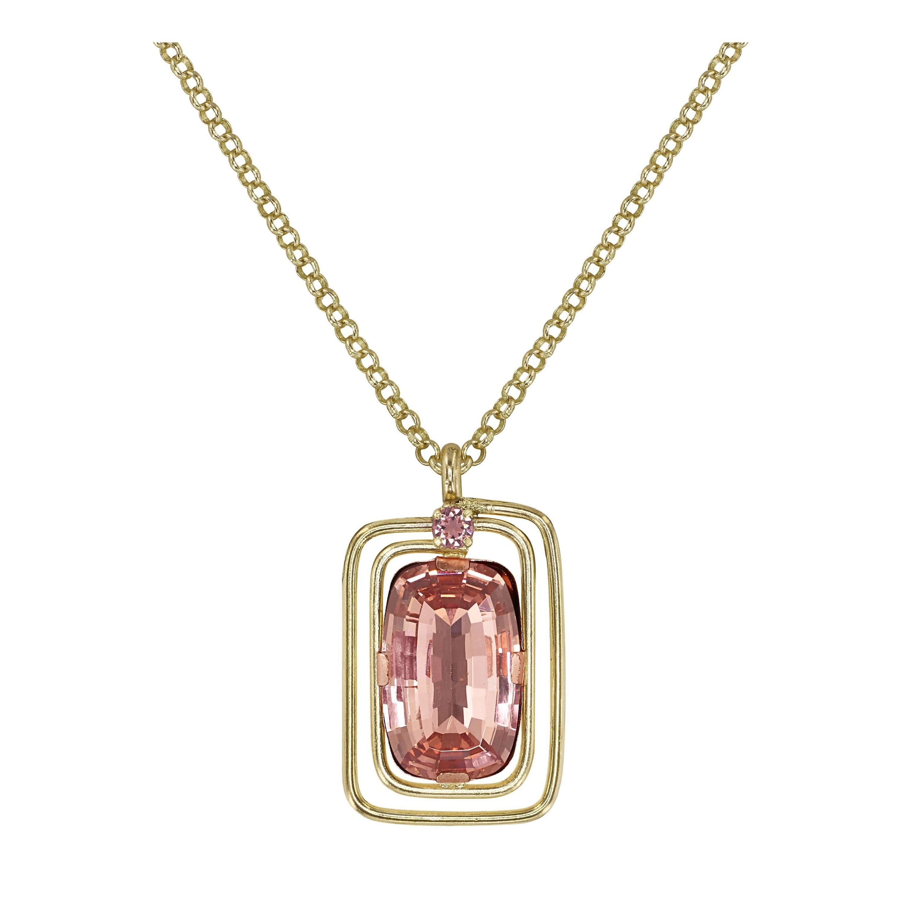 Pink / Shiny Brass