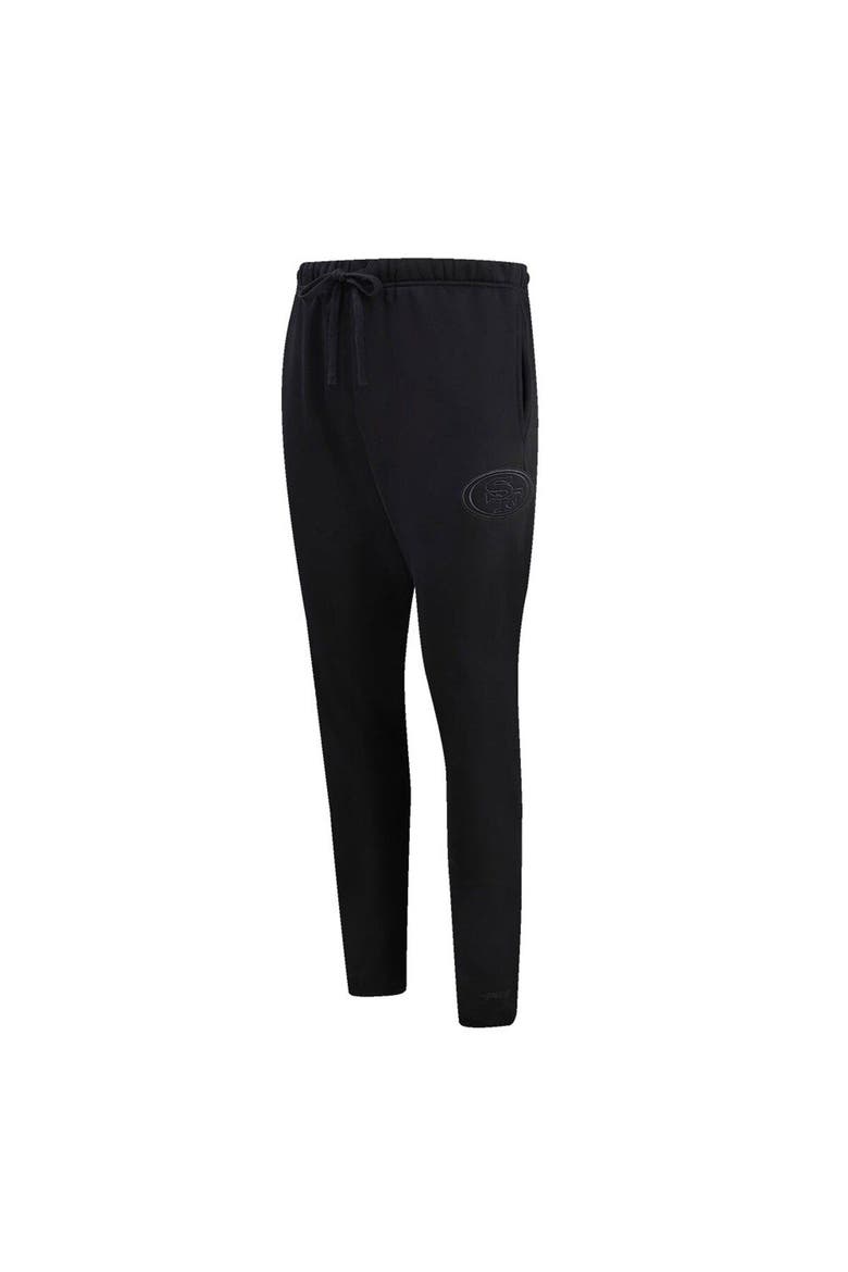 Men's Pro Standard Black San Francisco 49ers Neutral Fleece Sweatpants, Alternate, color, Black