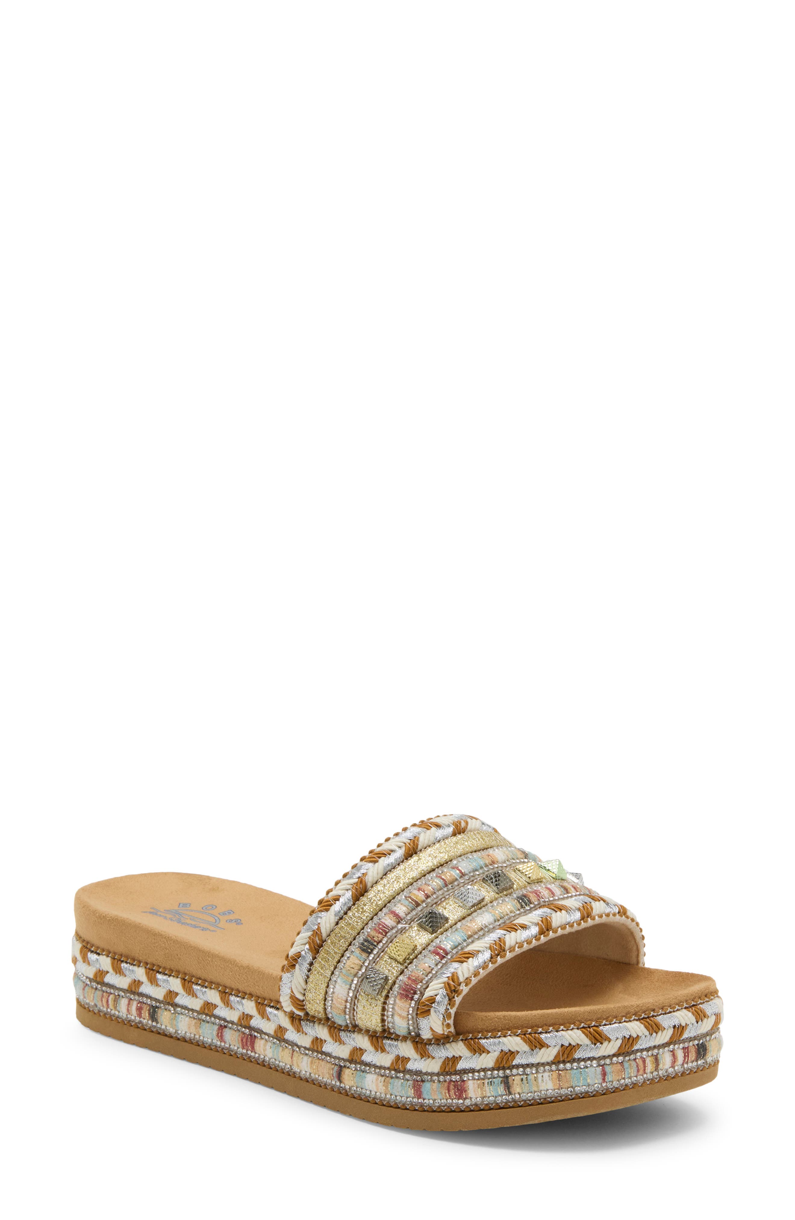 BOBS Misty Kiss Beachy Bliss Espadrille Slide Sandal