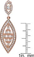 STEELTIME Marquise Pavé Drop Earrings