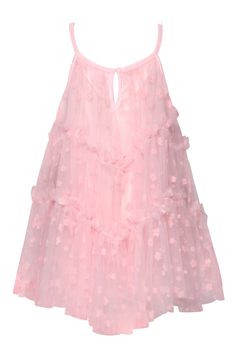Kids' Tiered Tulle Party Dress, Alternate, color, PINK